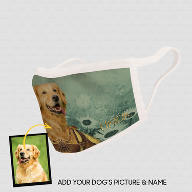 Personalized Dog Gift Idea - Royal Dog's Portrait 79 For Dog Lovers - Cloth Mask